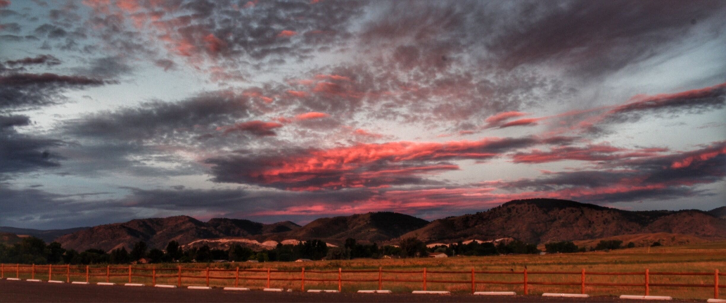 Quiet early morning sunrise