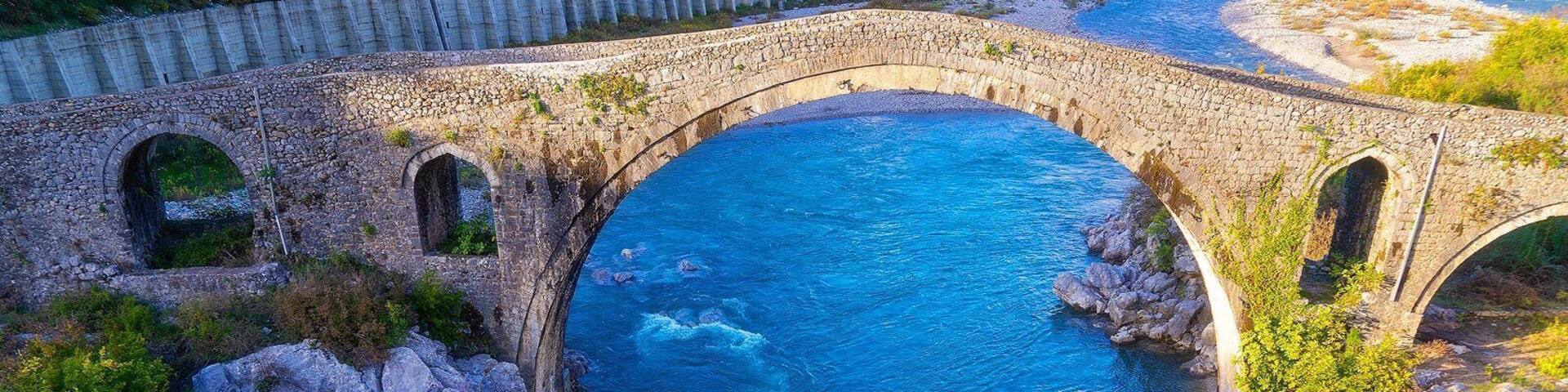 Old Mes Bridge in Skhoder Albania