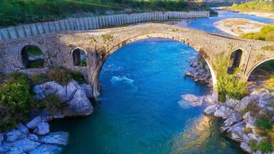 Old Mes Bridge in Skhoder Albania