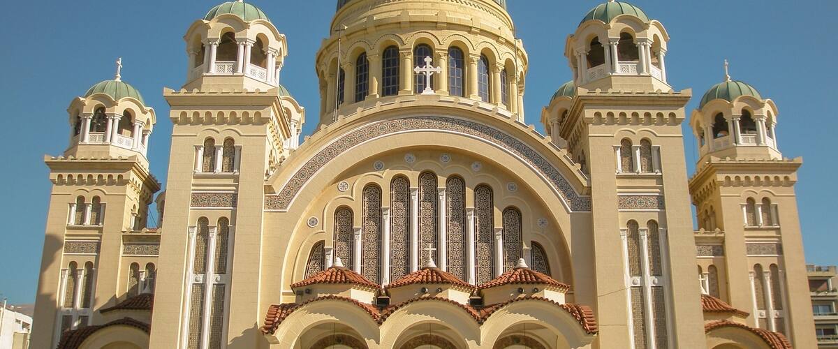The Cathedral Church of St Andrew @ Patras, Greece (Sep 2006): a Greek Orthodox Basilica.