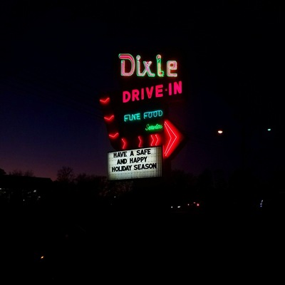 An Upstate SC tradition, the Dixie Drive-In. Greenwood SC location.
