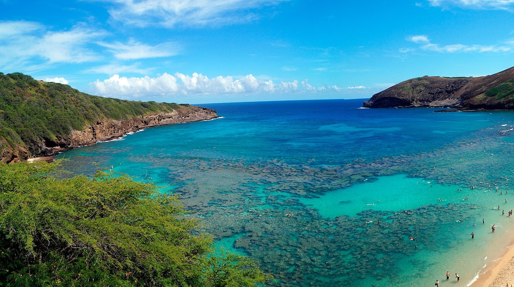 Hanauma Bay Crater Volcano on the Island of Oahu - Hawaii, USA