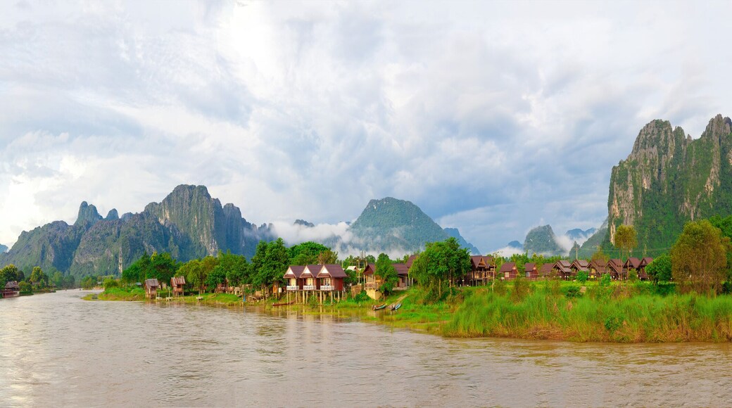Panorama of Vang Vieng
