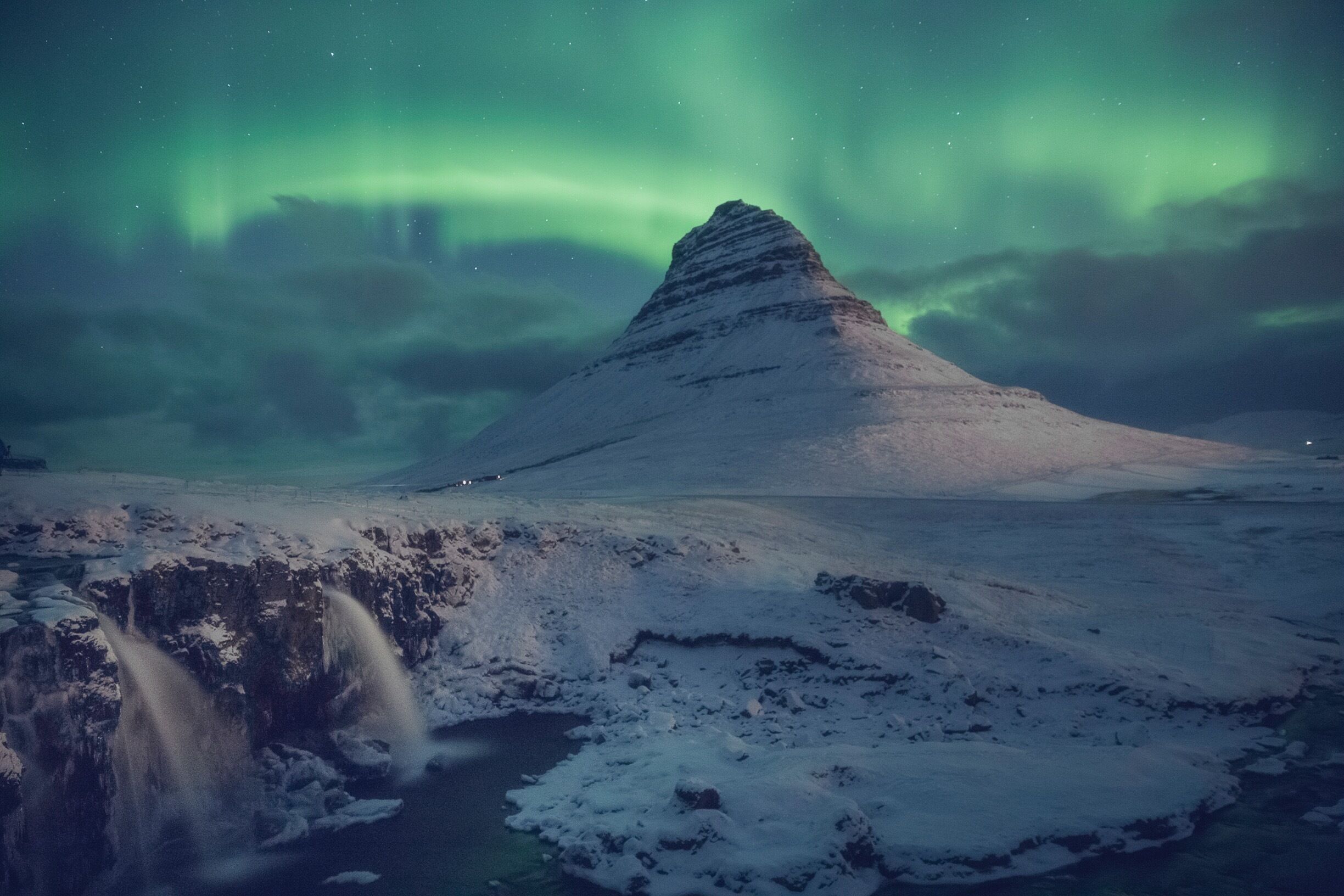 Aurora borealis in iceland .. a dream came true ! 