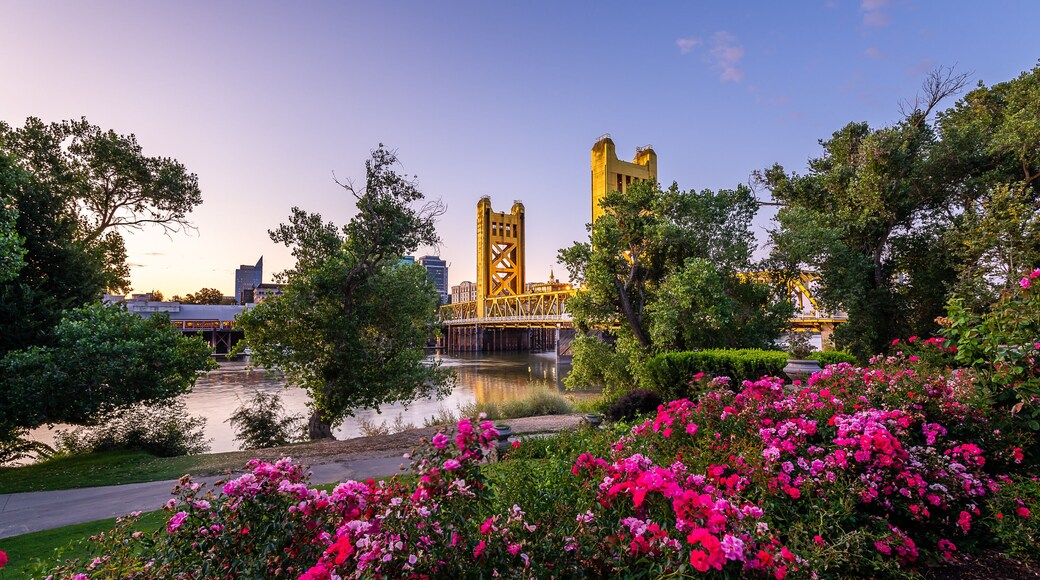 Sunrise over West Sacramento