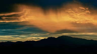 Mount Diablo sunrise before the rain