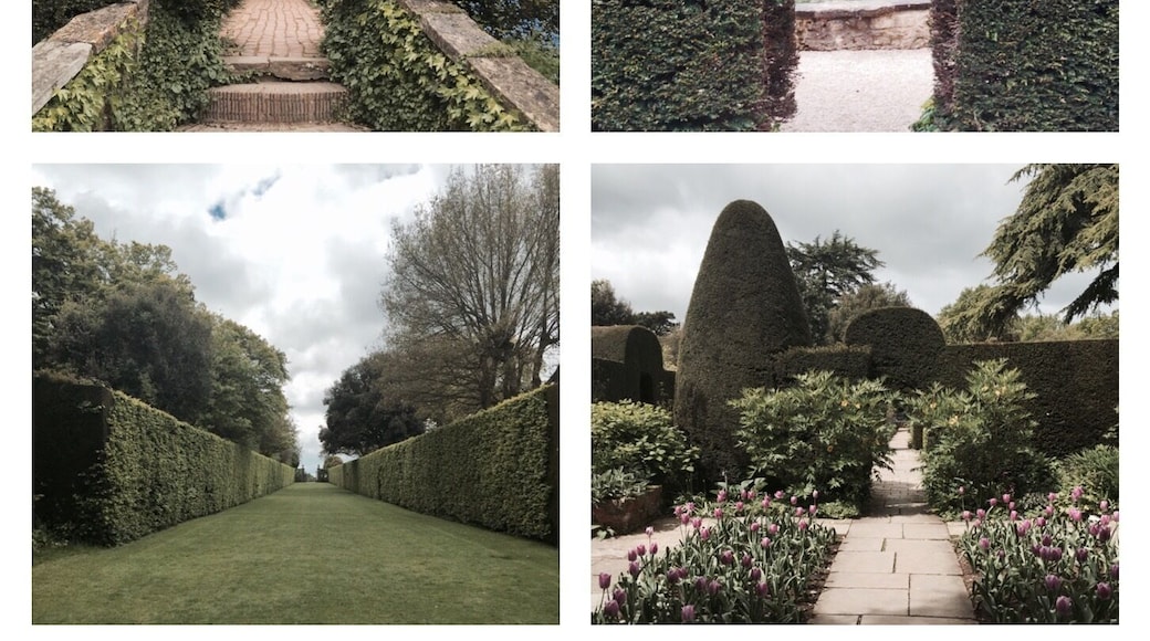 Gardens are breathtaking, so green and lush. #gardens, #hidcote manor, #cotswolds