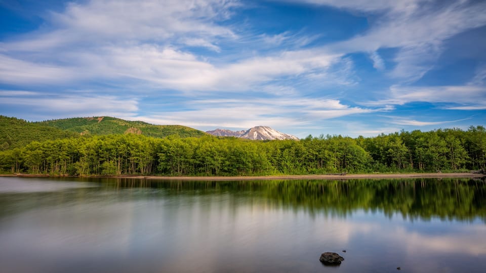 Peaceful Coldwater Lake On A Beautiful Spring Day