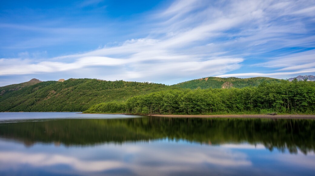 Peaceful Coldwater Lake On A Beautiful Spring Day