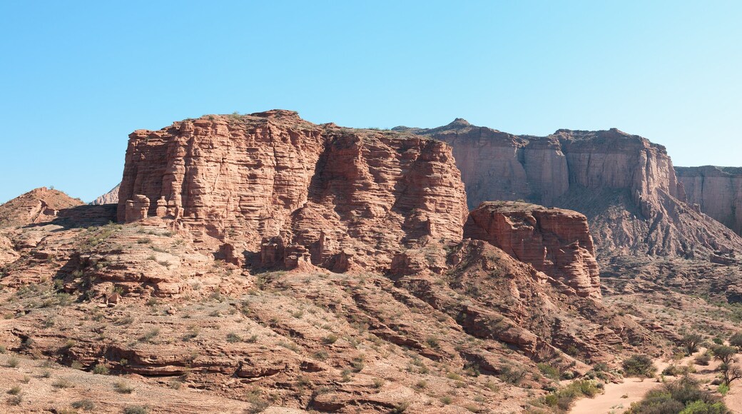 Talampaya national park, Argentina. Sandstone cliffs