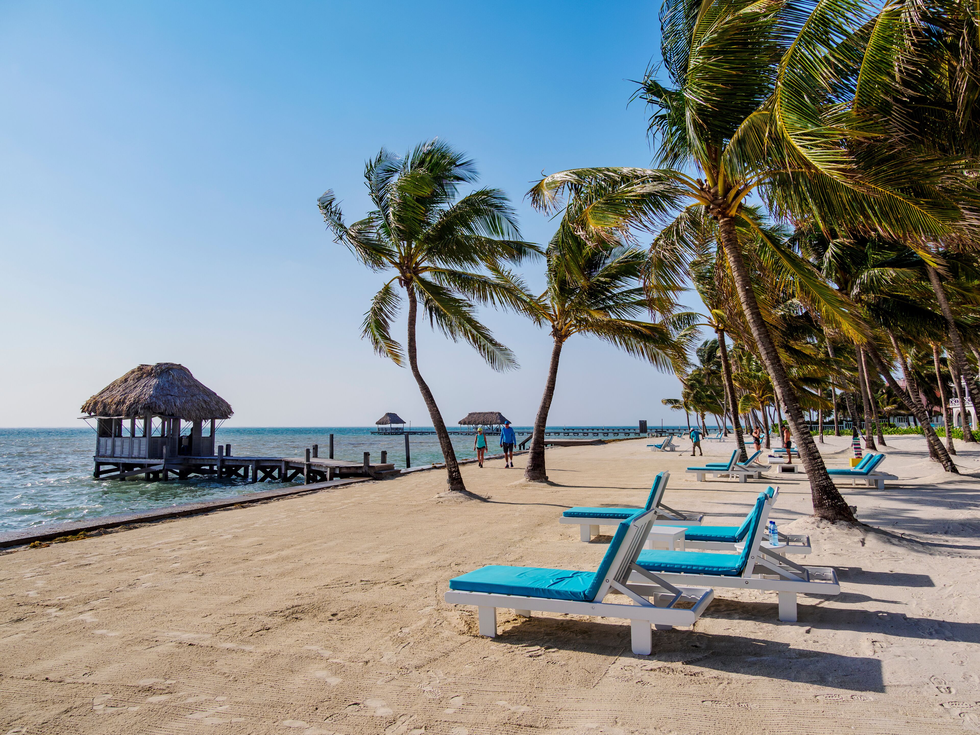 Victoria House Resort at the waterfront of San Pedro Town, Ambergris Caye, Belize District, Belize