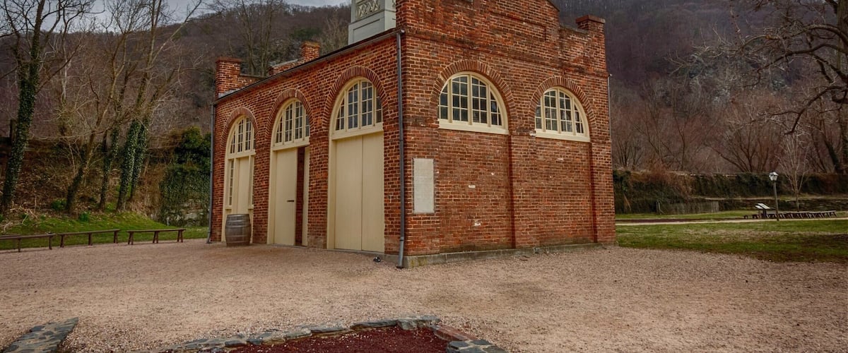 The old pump house (fire station)... aka John Brown’s fort. Harpers Ferry, WV. #parks #civilwar #johnbrown #details #wv #harpersferry