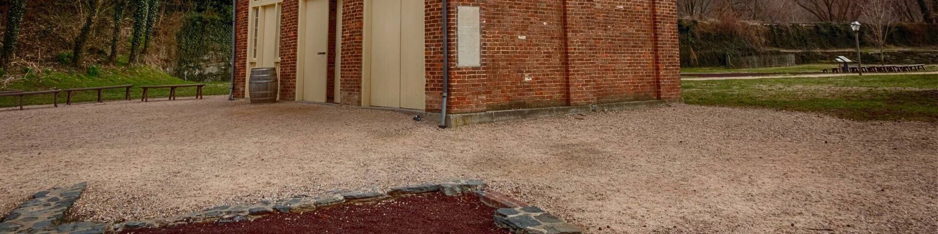 The old pump house (fire station)... aka John Brown’s fort. Harpers Ferry, WV. #parks #civilwar #johnbrown #details #wv #harpersferry