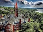 Beautiful Wells College on the shores of Cayuga Lake