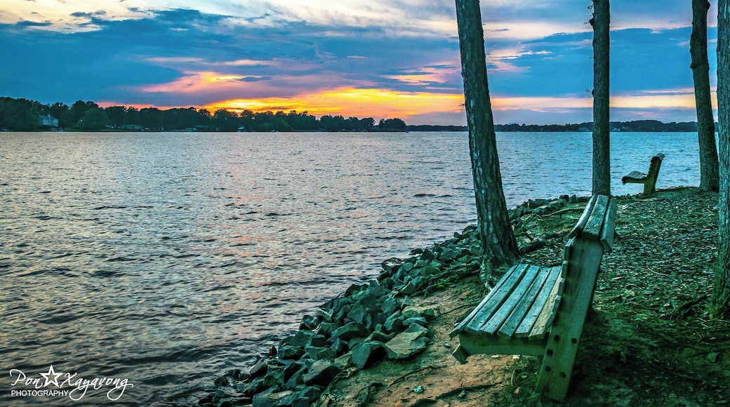 Beautiful sunset near Trilogix golf area and apt.