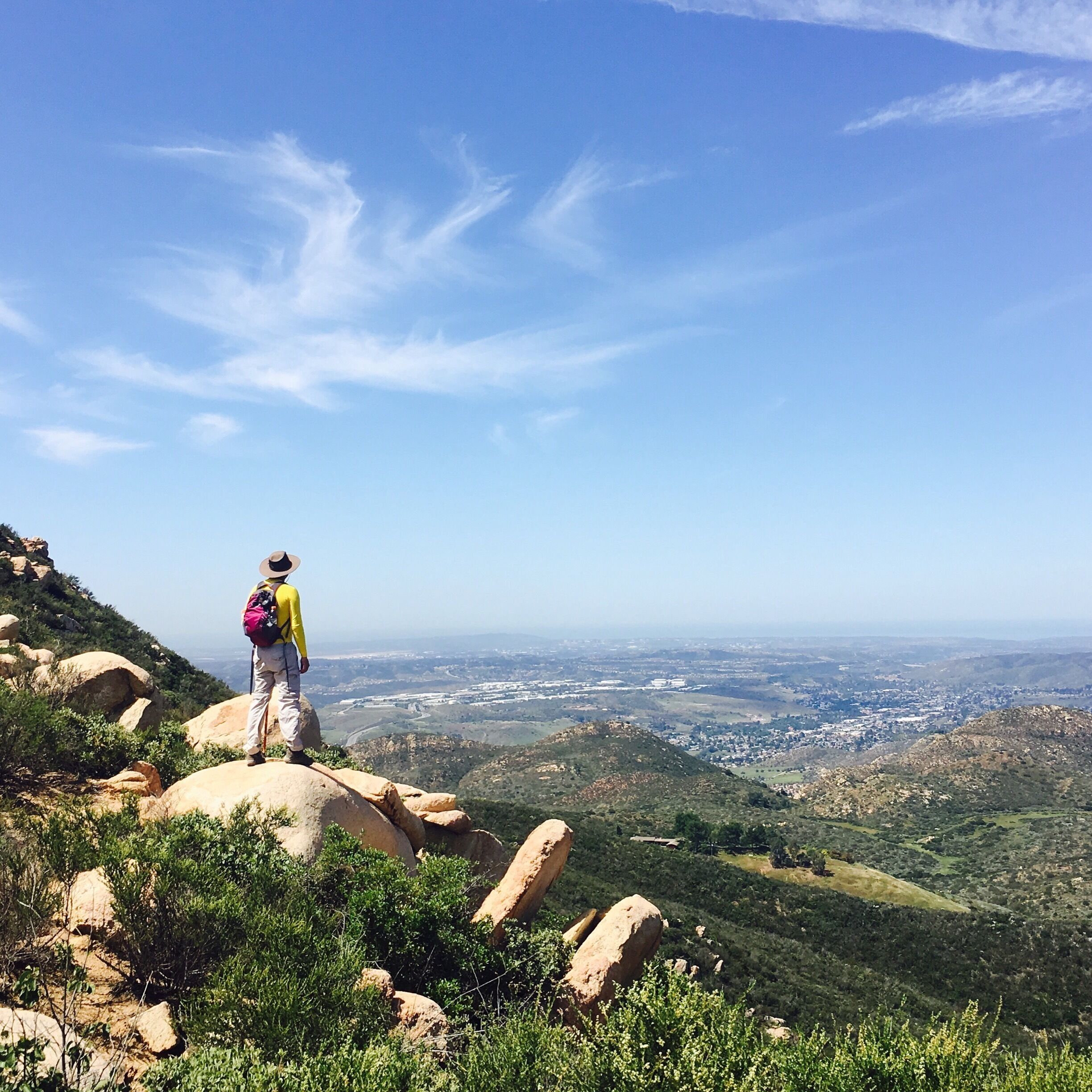 The Iron Mountain Trail is a 5.8 miles  difficult hike. This Boulder-lined trail while it begins flat, the climb creeps up in the eastern mountains and reward hikers with panoramic vistas