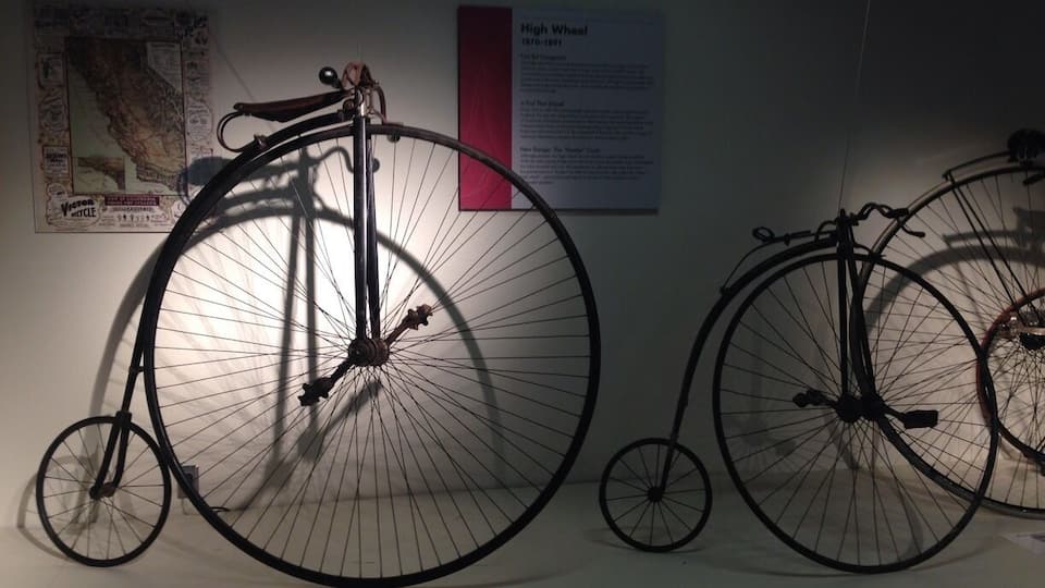 It's not Cooperstown, but they have some really cool old bikes downstairs.