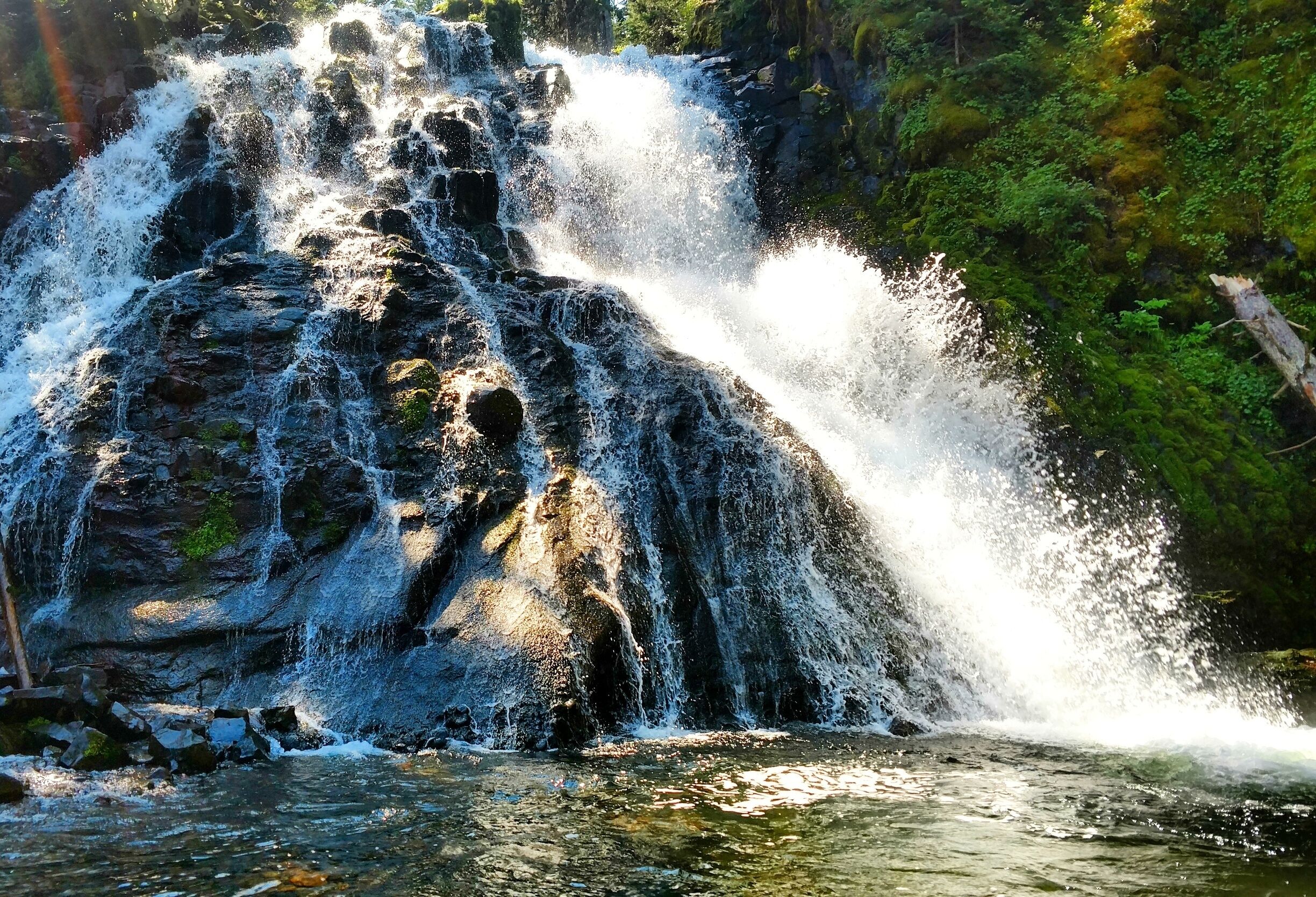 Hyalite: Grotto Falls. Short hike up to a mystical place.