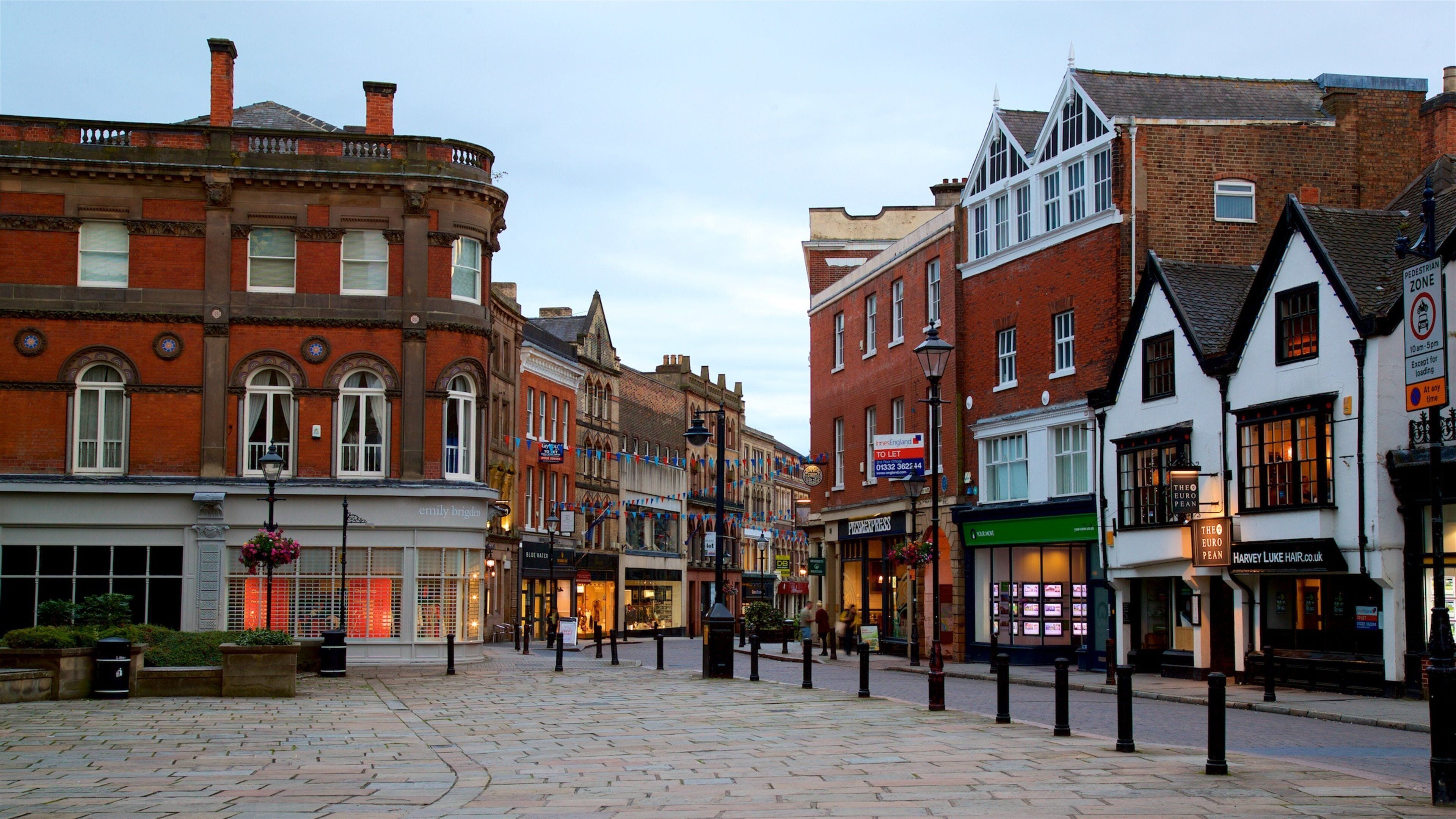 Derby mostrando uma cidade