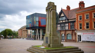 Derby which includes a square or plaza