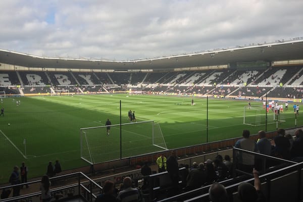 Reading FC away at Derby