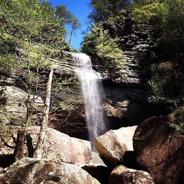 This is great place for an easy backpacking trip. It is a couple mile easy hike to the campground with hikes to two different waterfalls. 