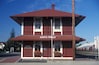 Santa Paula Historic Train Station in Santa Paula, California