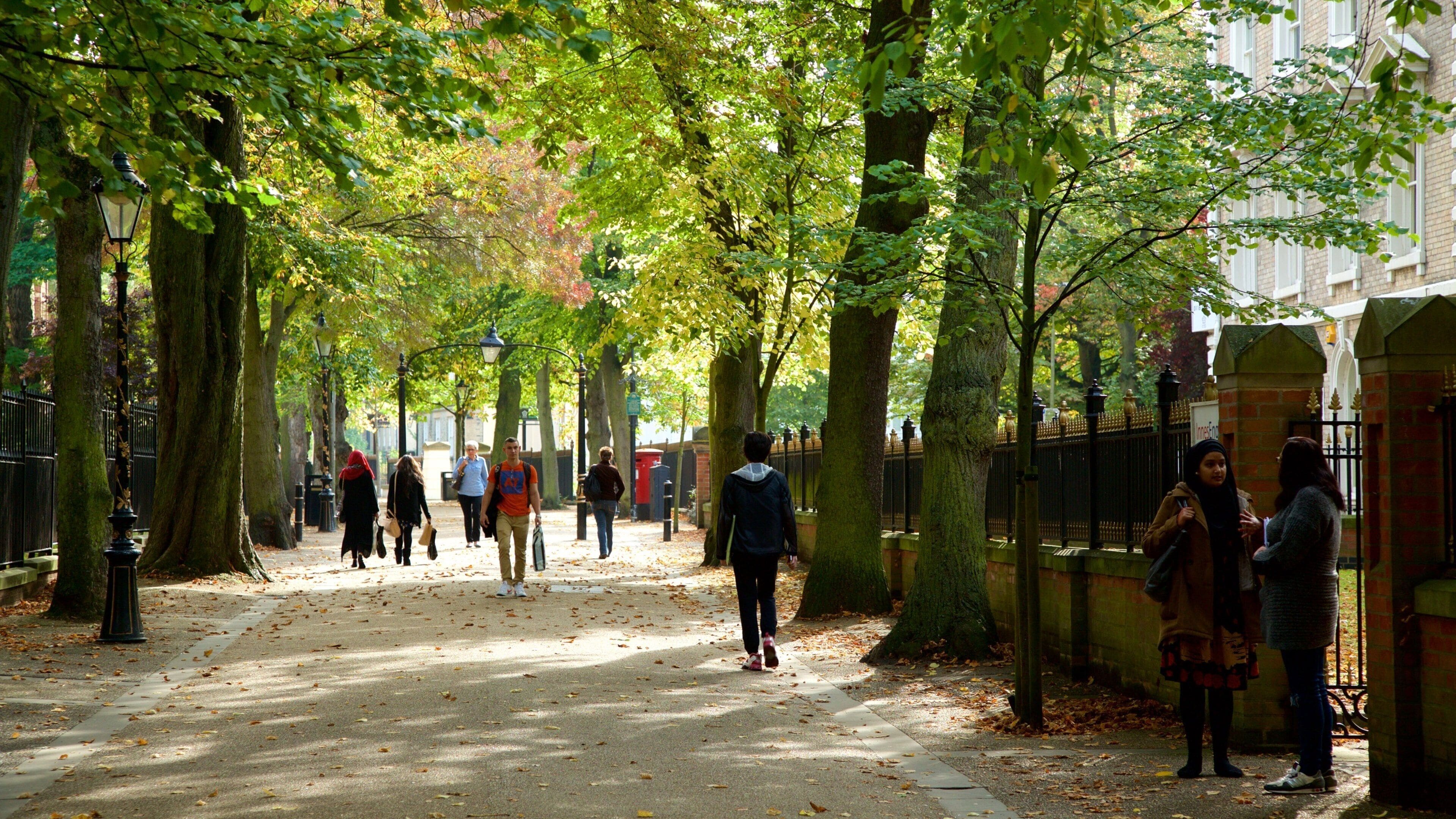 Leicester featuring a garden