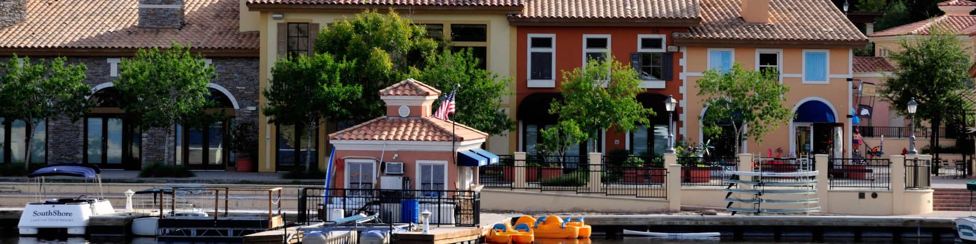 Properties on Lake Las Vegas, Henderson, Nevada. Image shot 2012. Exact date unknown.