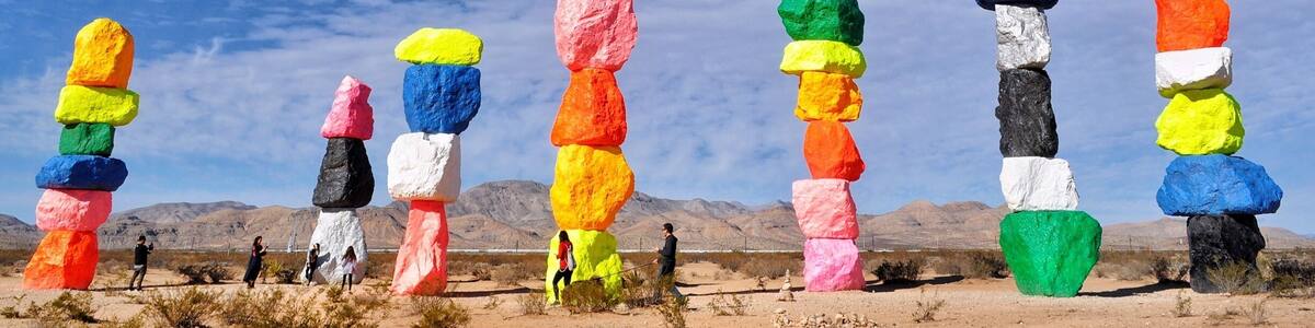 A poetic burst of form and color in the desert.