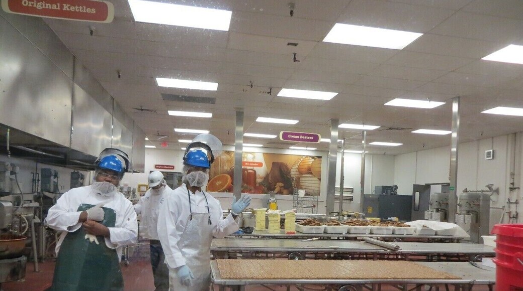 The guys who work their magic at Ethel M Chocolate Factory in Henderson, Las Vegas