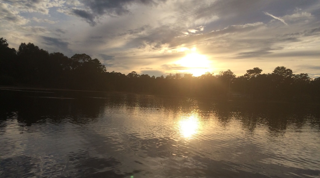 Sunset over juniper lake