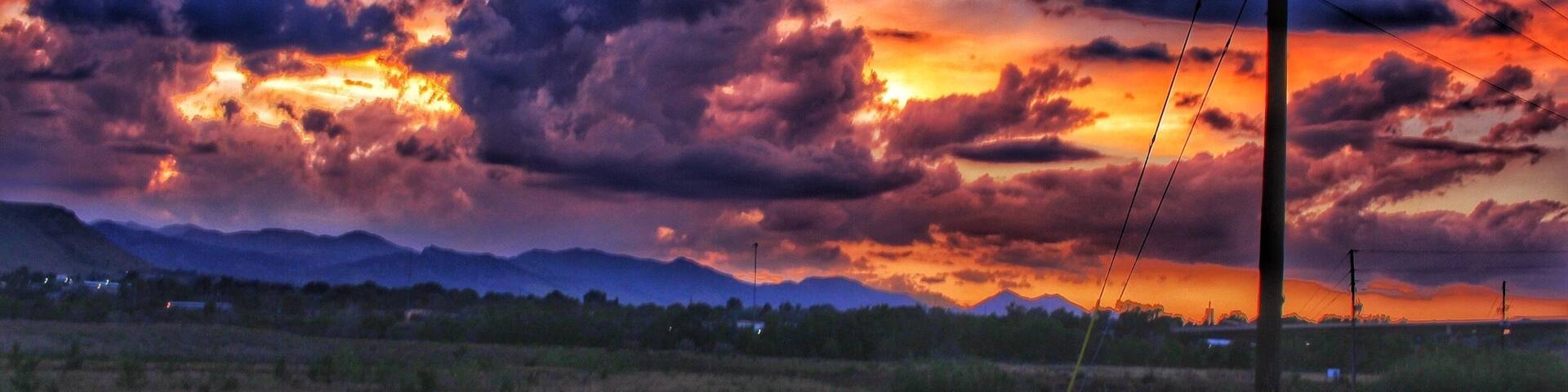 Beautiful Colorado sunset