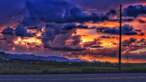 Beautiful Colorado sunset