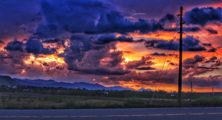 Beautiful Colorado sunset