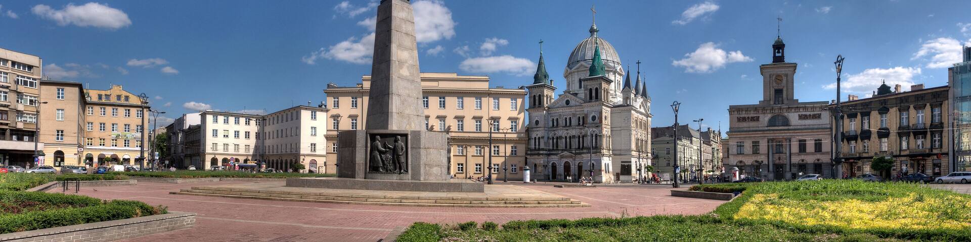 Freedom Square in Lodz