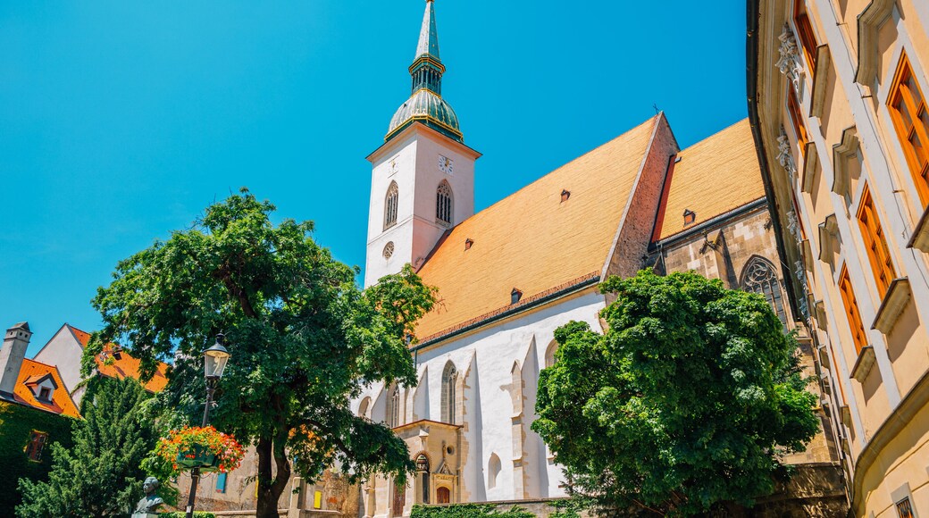 St. Martin's Cathedral at old town in Bratislava, Slovakia