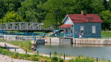 Government Locks on Fox River, De Pere, Wisconsin