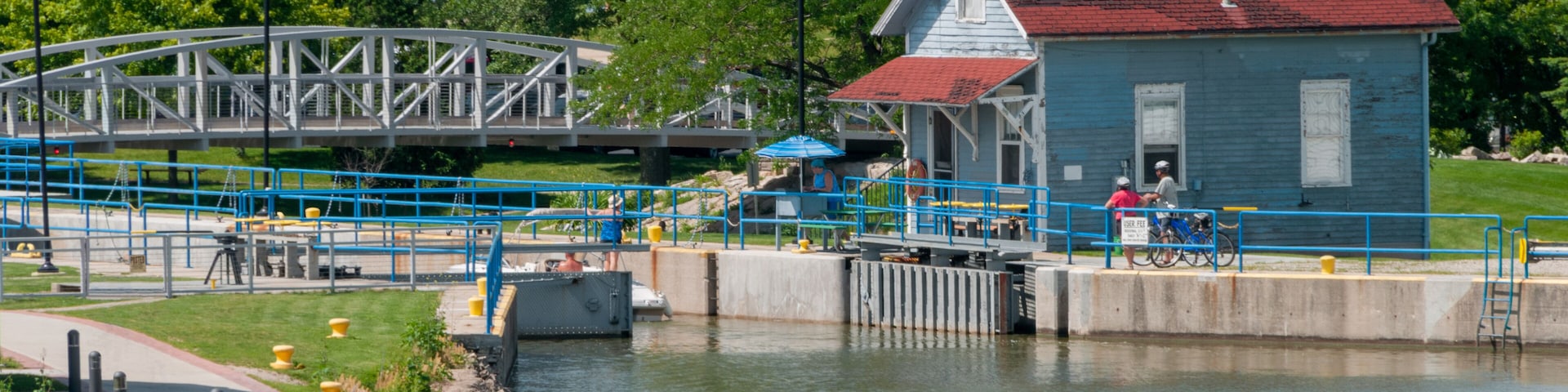 Government Locks on Fox River, De Pere, Wisconsin