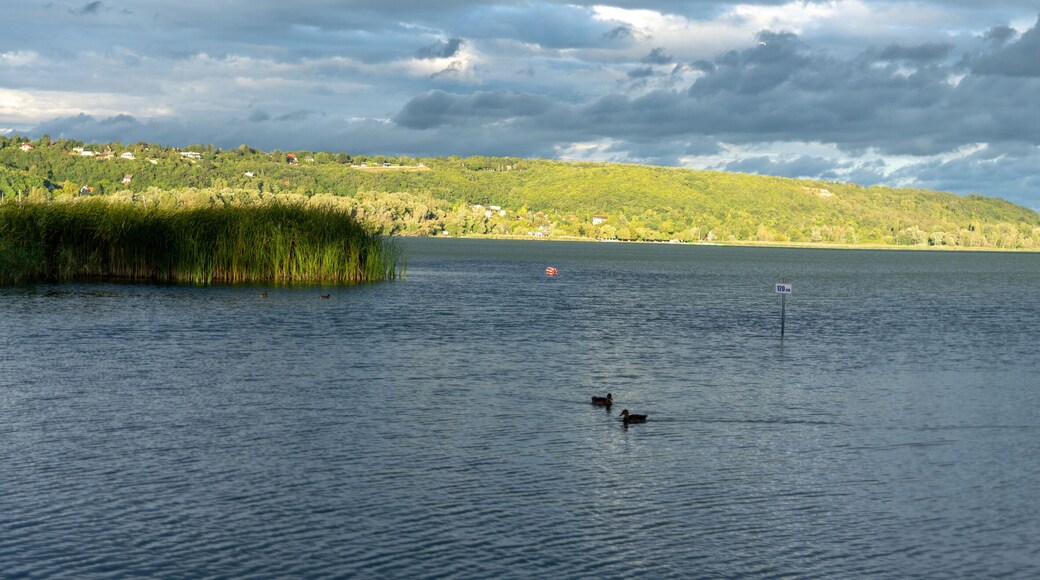 Storm on Lake Balaton in Hungary