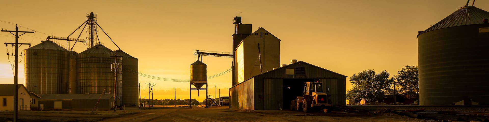 sunset in nebraska farm operation