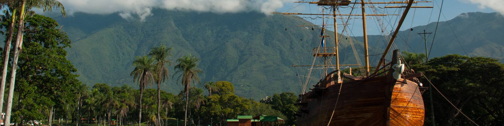 Leander Ship at Francisco de Miranda Park.