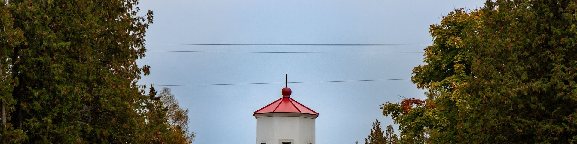 Building at the Ridges Sanctuary nature preserve in Baileys Harbor, Wisconsin