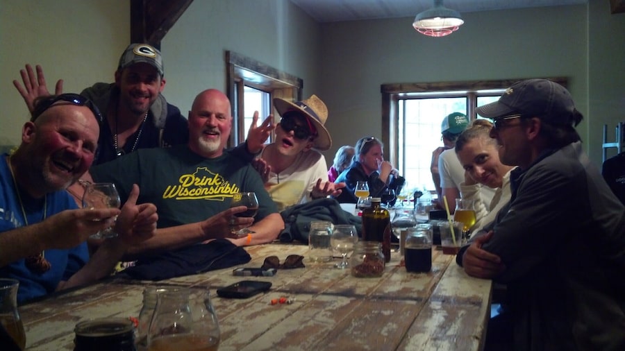 Great times and great beer. Come around Mid June for the annual Door County Beer Fest. Could that be Aaron Rodgers? You never now who you'll run into up here. www.FunToBeFree.com
