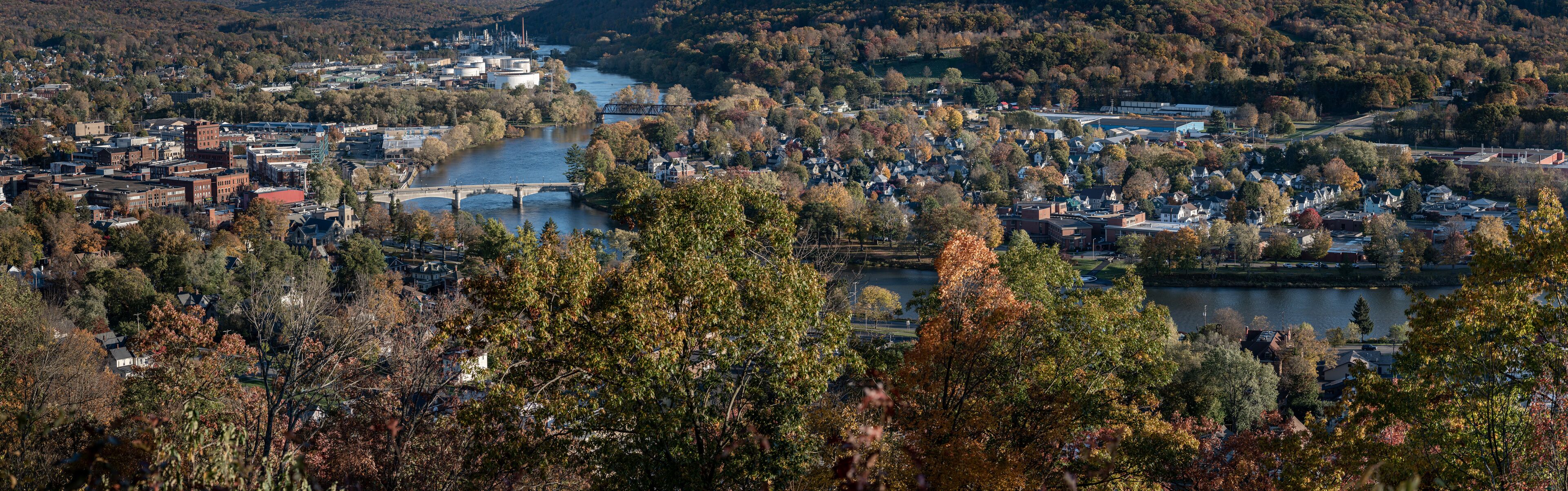 Warren PA from Washington Park view