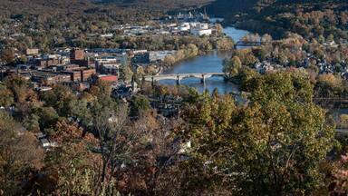 Warren PA from Washington Park view