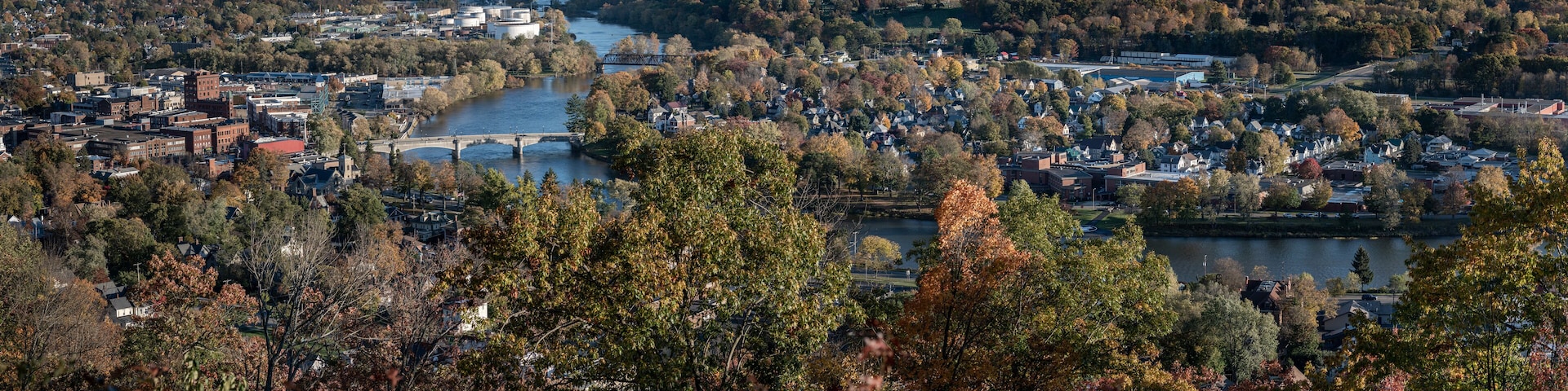 Warren PA from Washington Park view