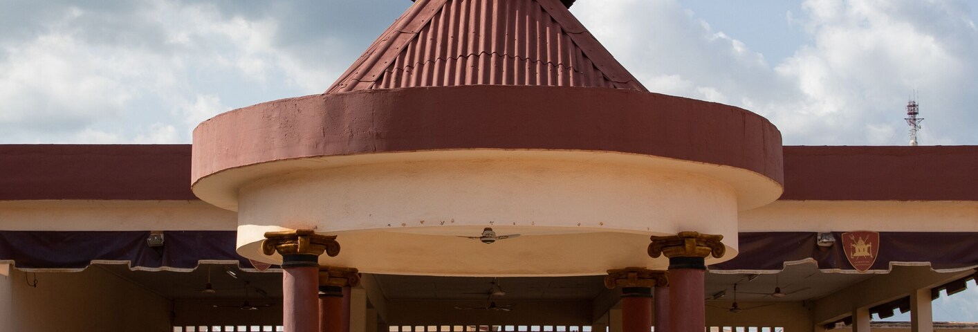Agni-indenie royal court throne area, Comoé, Abengourou, Ivory Coast