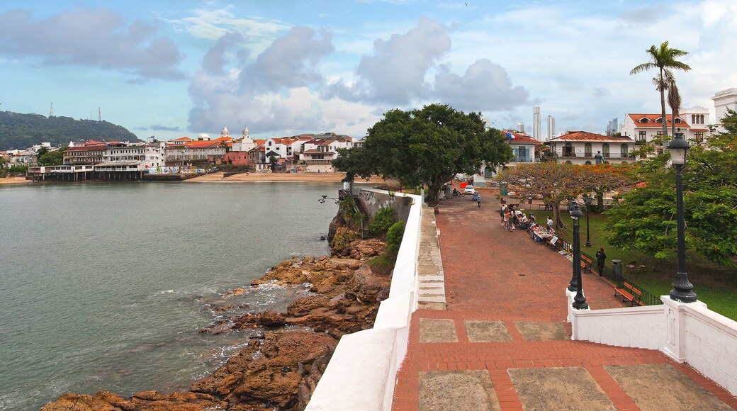 Panorama in the old town of Panama City