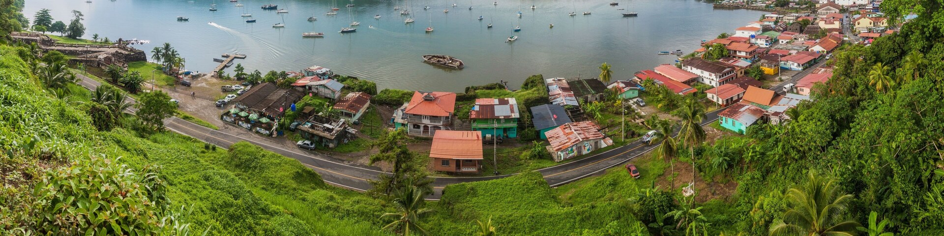 Aerial view of Protobelo, Panama